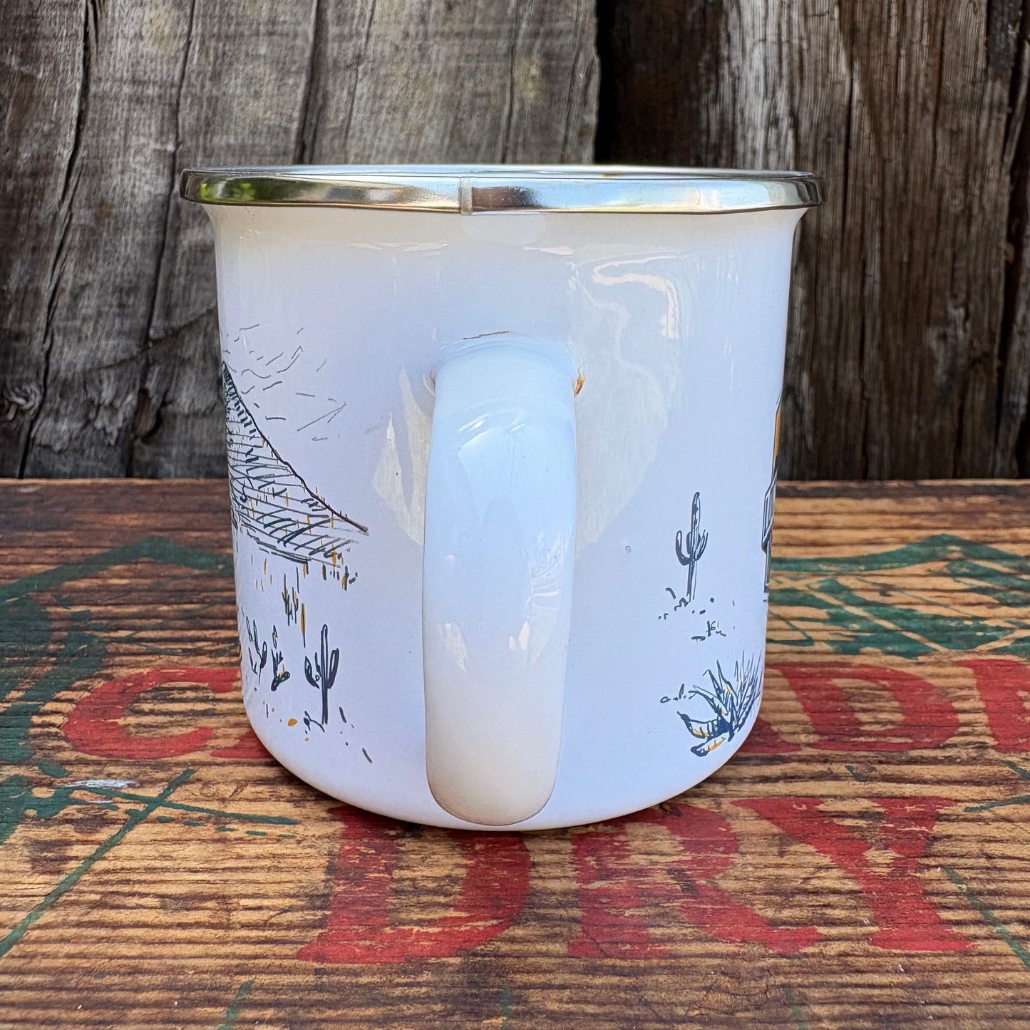 【USA】 enamel mug cup