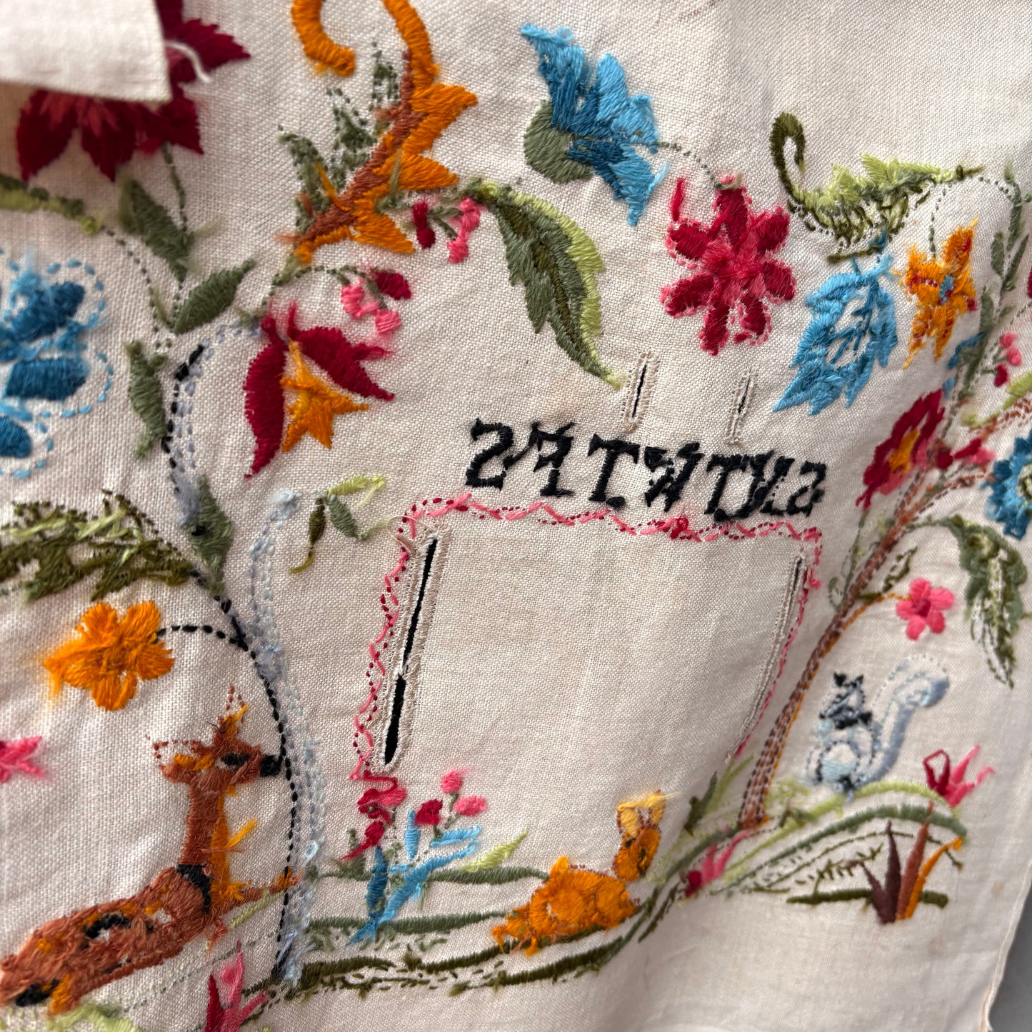【USA vintage】fabric calendar