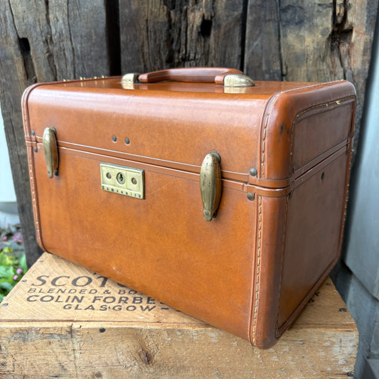 【1940s-1950s USA vintage】Samsonite Train Case