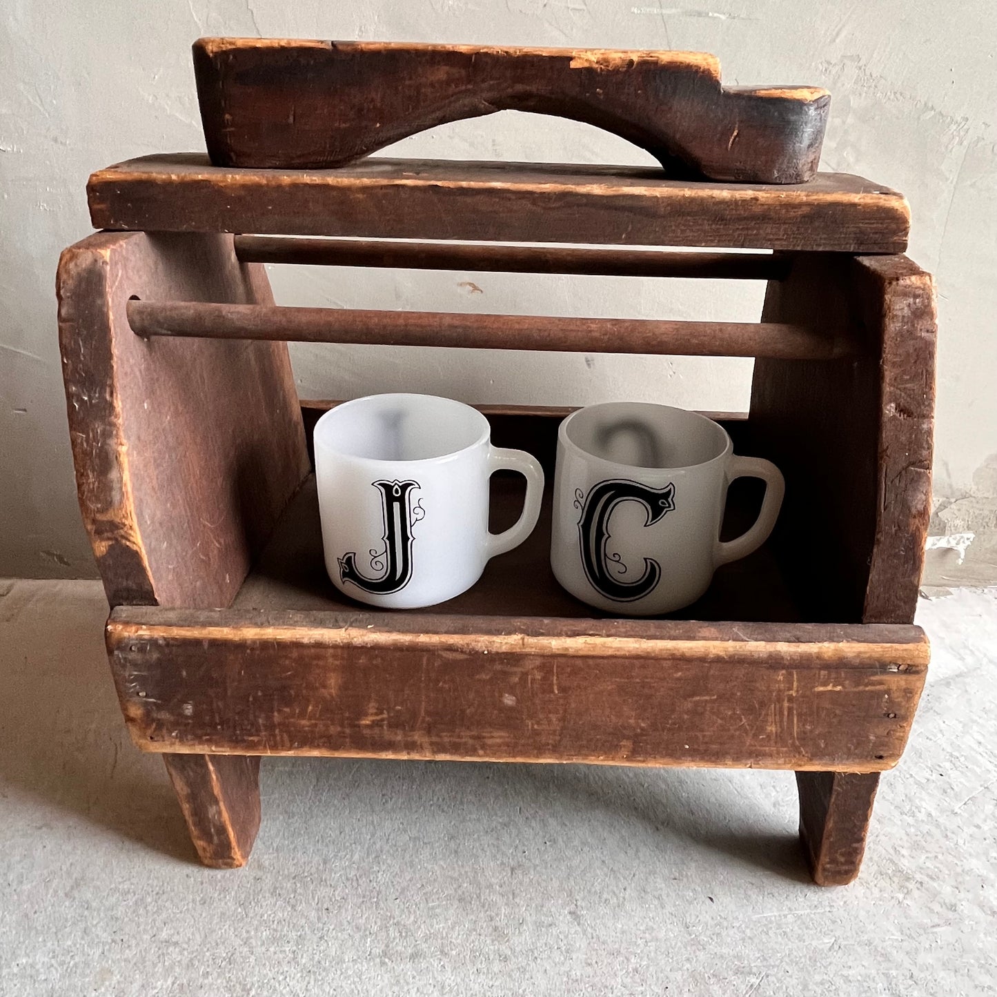 【USA vintage】Shoe shine rack 靴磨きラック