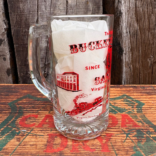 【USA vintage】BUCKET OF BLOOD SALOON beer mug cup