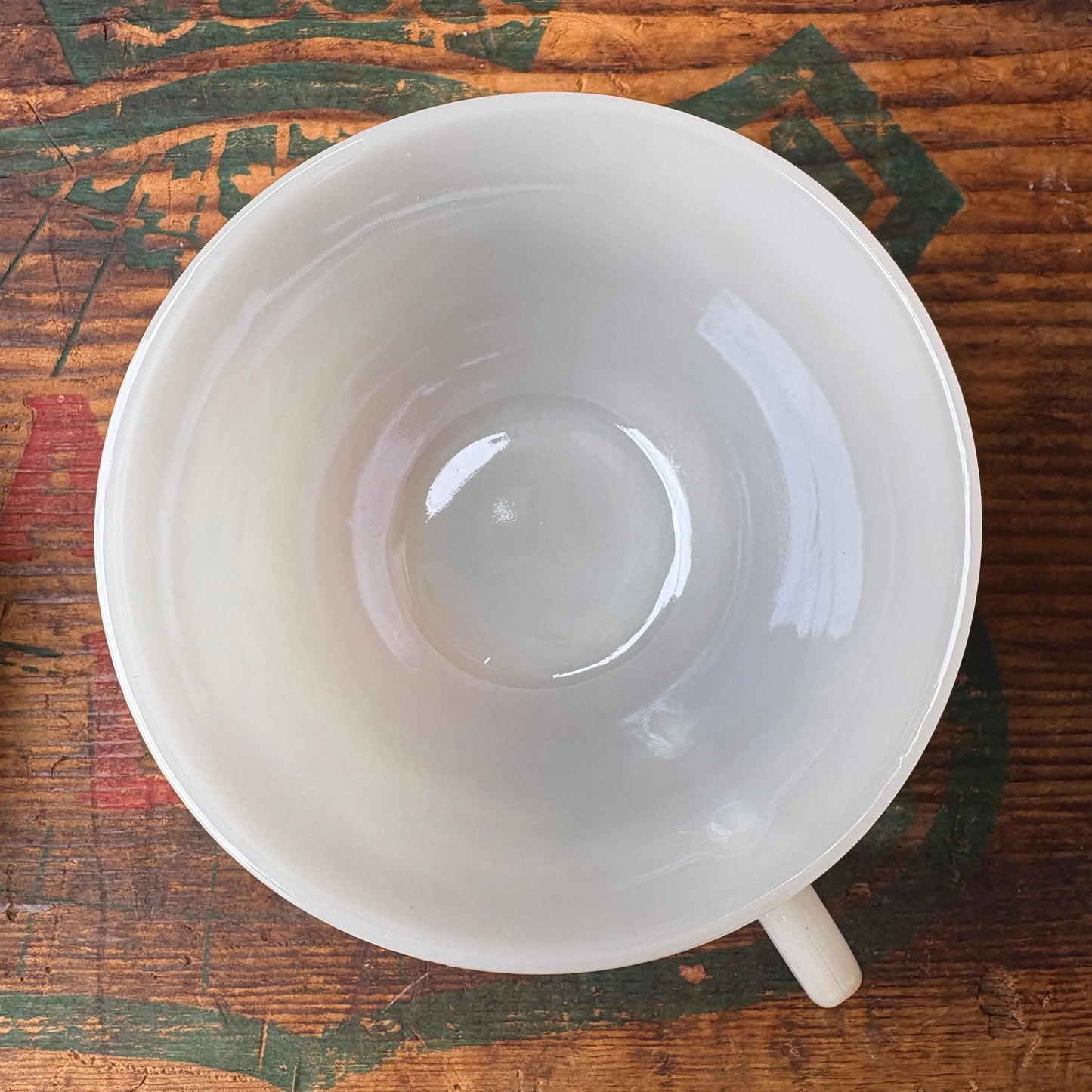 【USA vintage】Fire-King Grey Laurel Cup & Saucer
