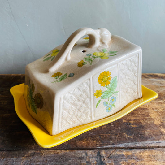 【vintage】cheese dish チーズディッシュ 皿