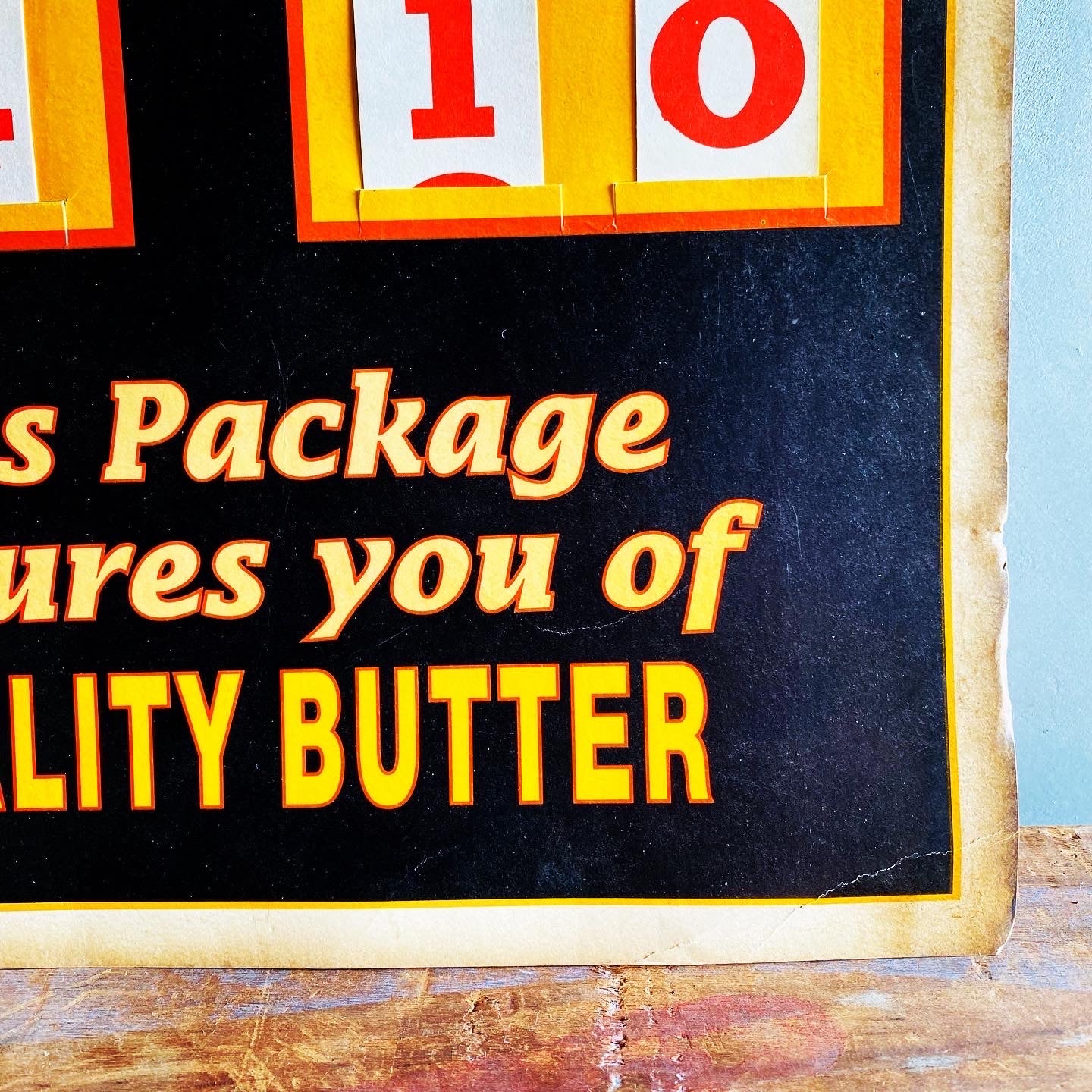 【USA vintage】advertisement 乳製品 広告 看板