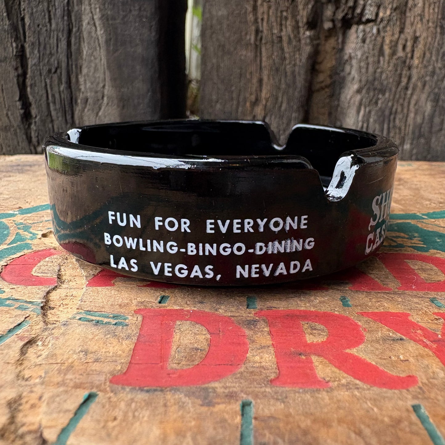【USA vintage】advertising ashtray SHOWBOAT CASINO-HOTEL