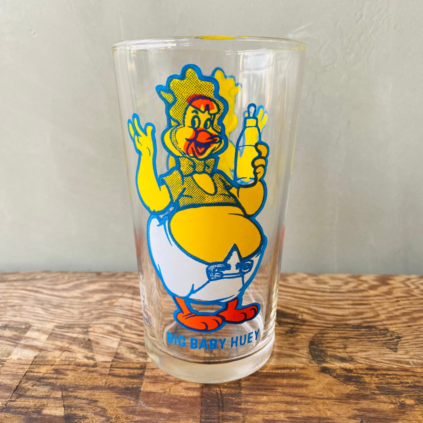 【1970s USA vintage】PEPSI グラスタンブラー HUEY