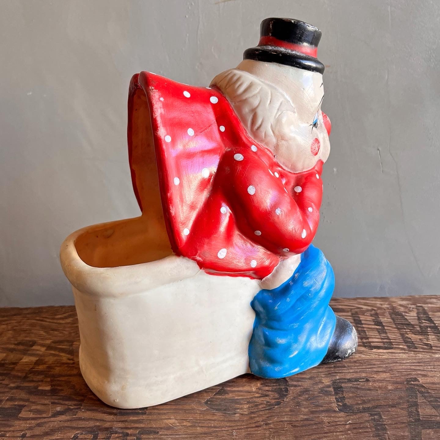 【USA vintage】Pierrot brush holder ピエロ ブラシホルダー