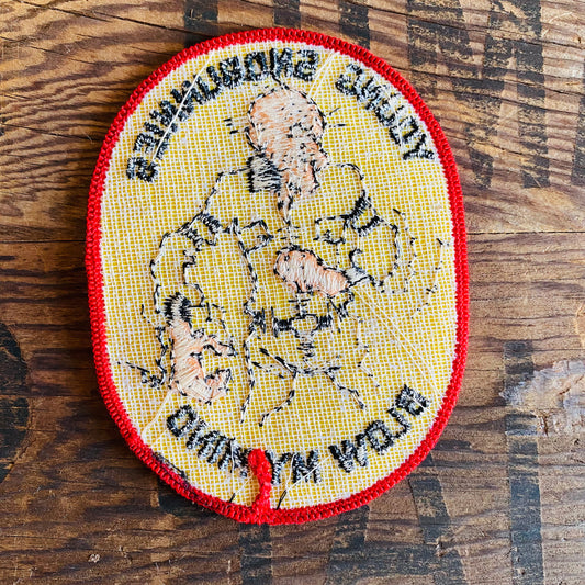 【USA vintage】ワッペン おじさん イエロー