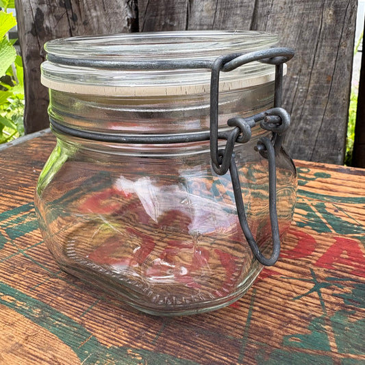 【ITALY vintage】Fido glass jar