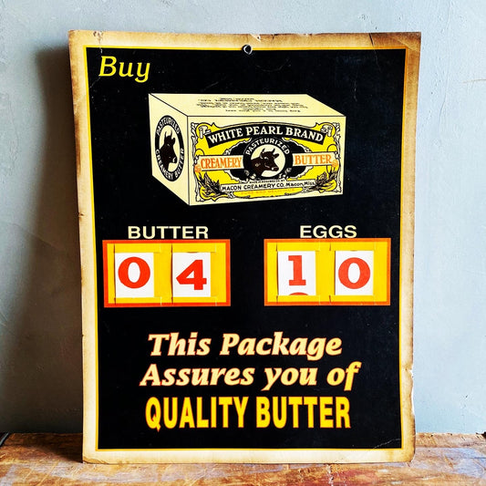 【USA vintage】advertisement 乳製品 広告 看板