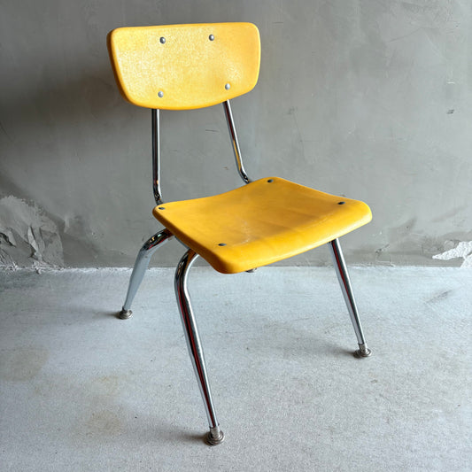 【USA vintage】VIRCO School Chair Yellow
