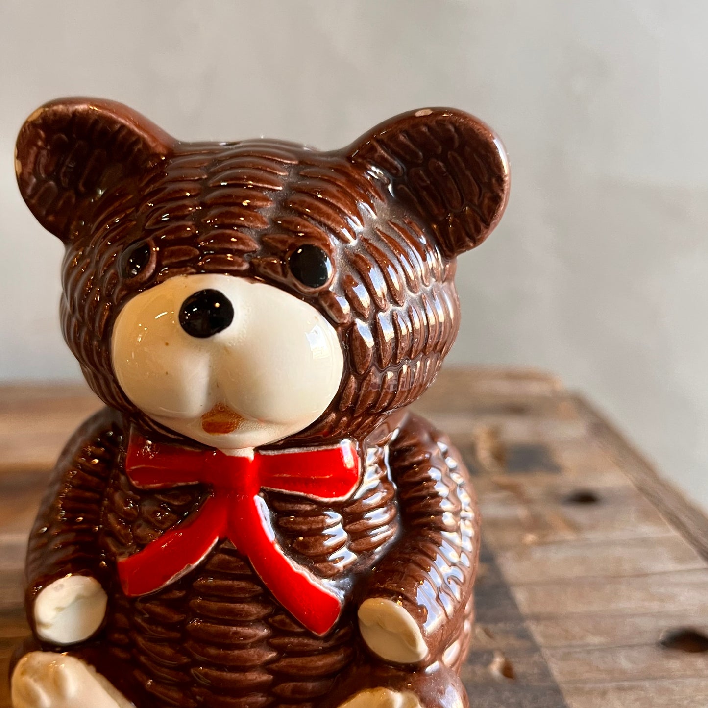 【USA vintage】1979 OMC Otagiri Teddy Bear ソルト&ペッパー