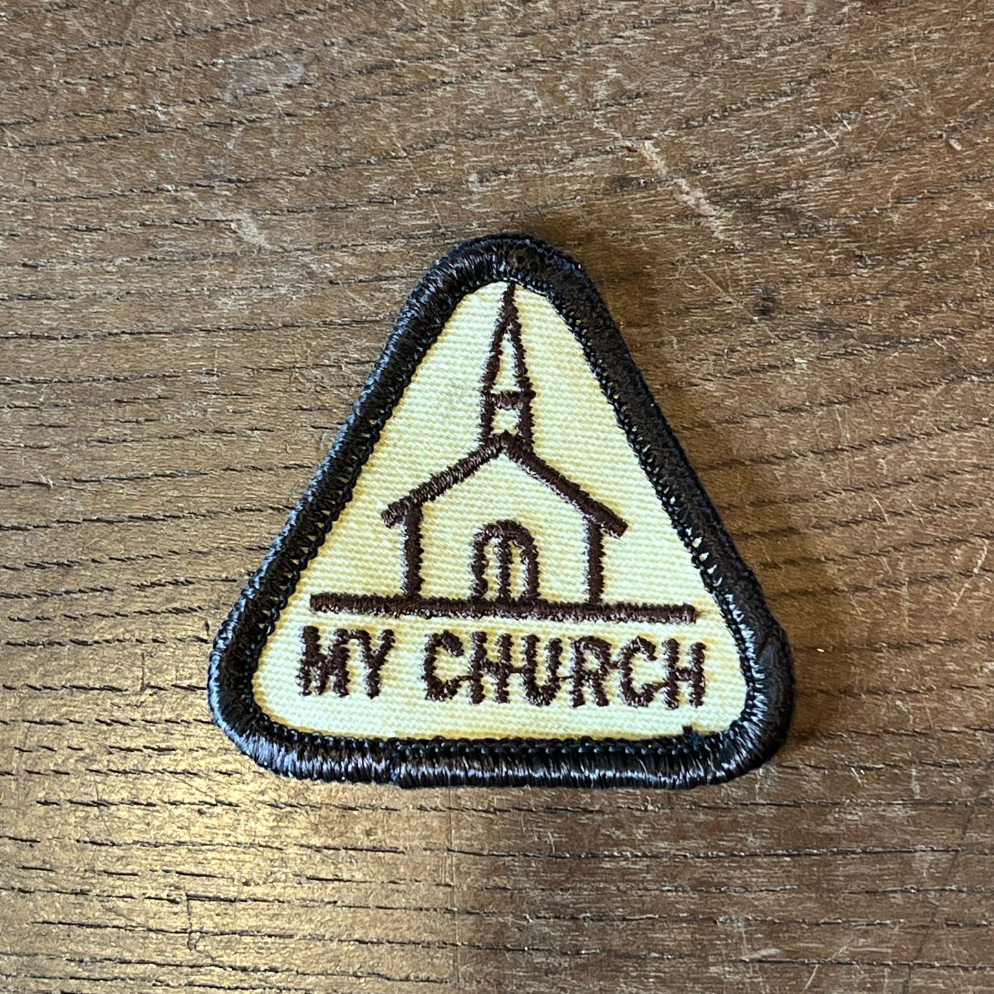 【USA vintage】MY CHURCH ワッペン ガールスカウト