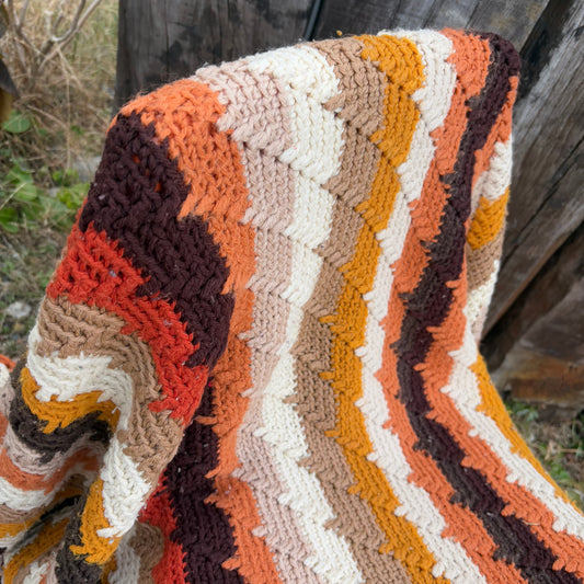 【USA vintage】granny blanket