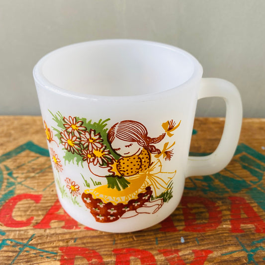 【USA vintage】Glasbake children mug