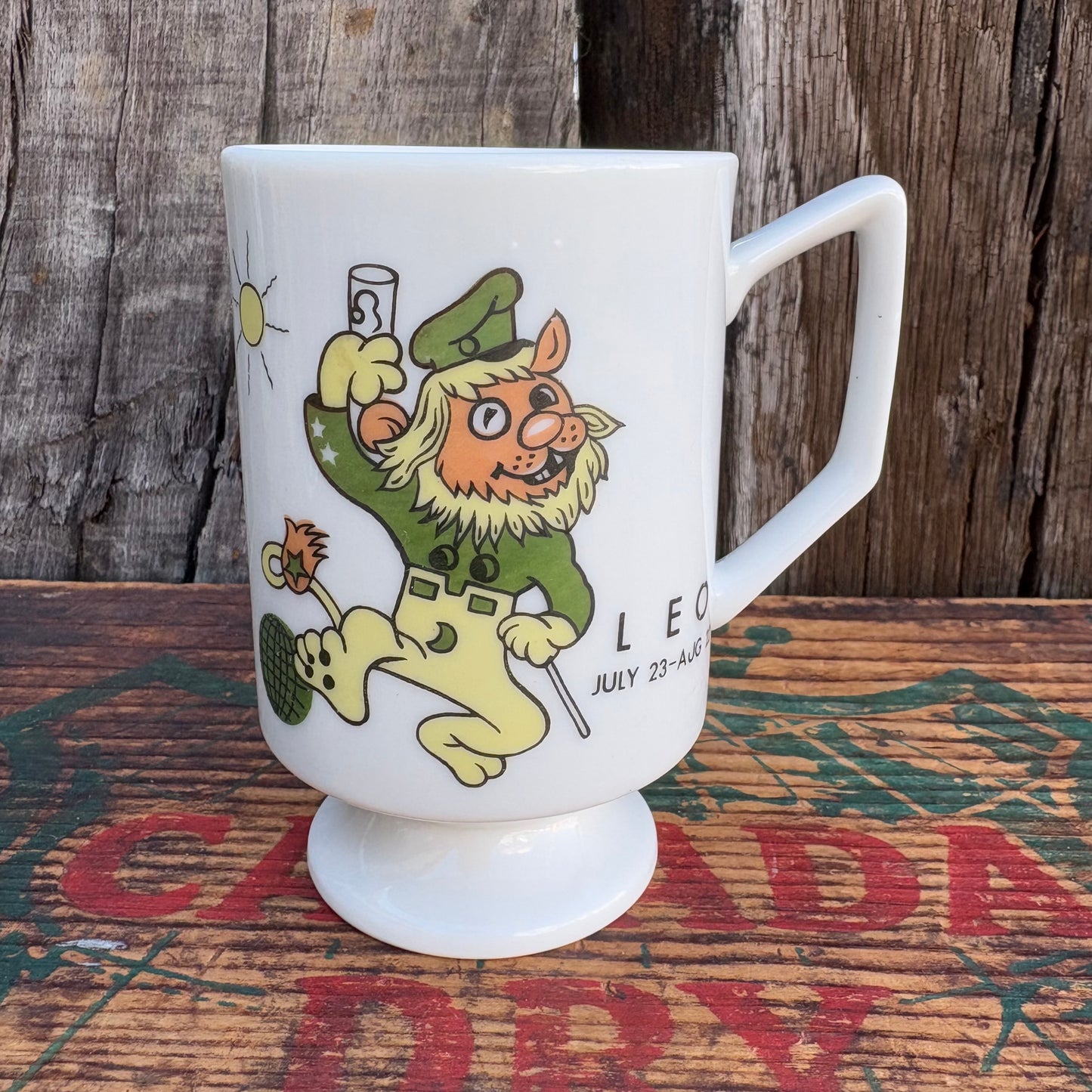【JAPAN vintage】Rossini LEO mug cup