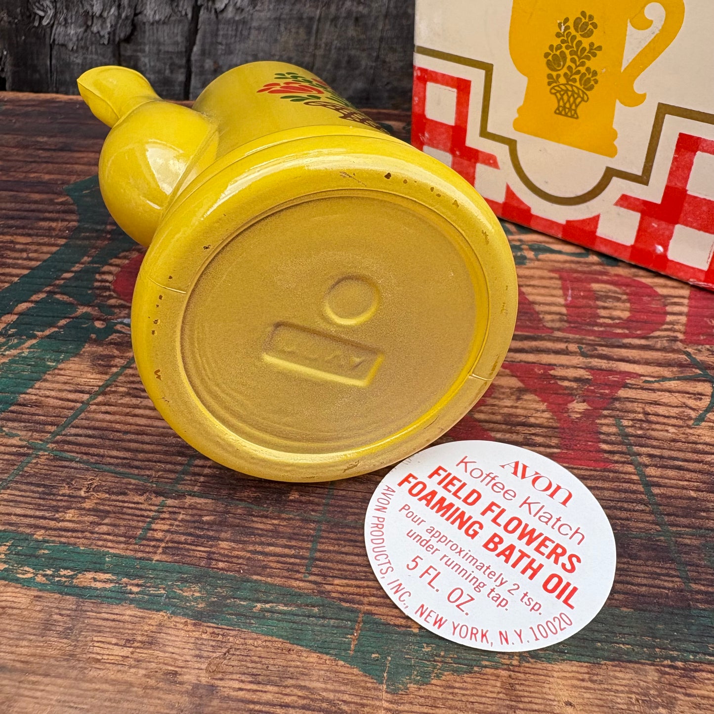 【1970s USA vintage】AVON Koffee Klatch bottle