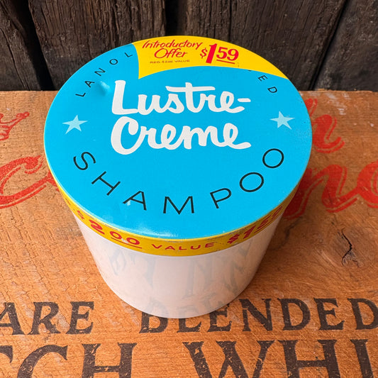 【1960s USA vintage】Lustre-Creme Shampoo Container