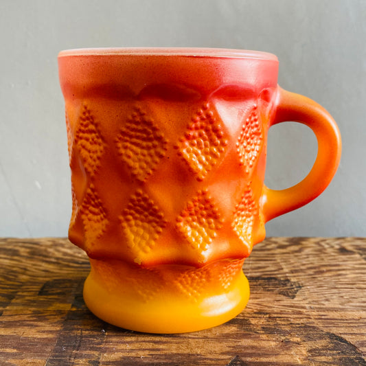 【USA vintage】 FIRE KING キンバリー オレンジ