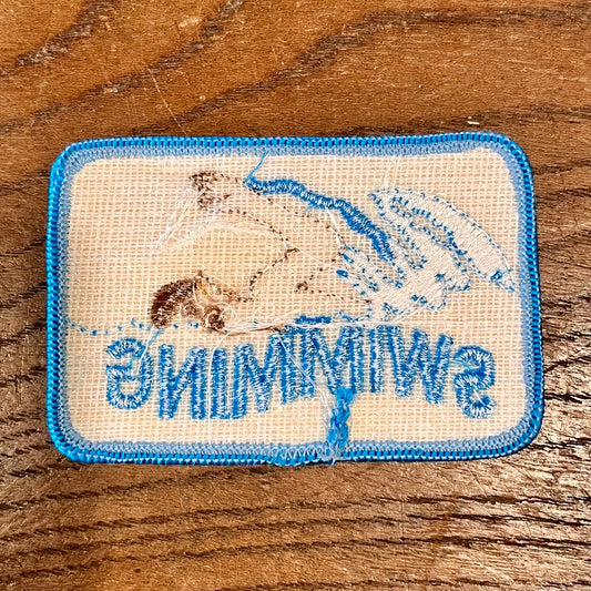 【USA vintage】ワッペン SWIMMING