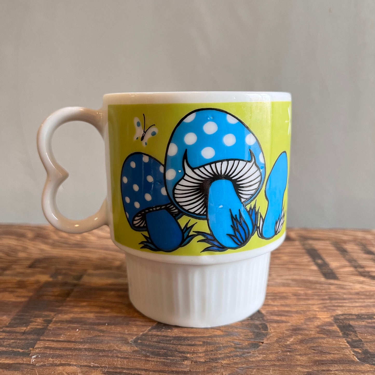 【70's JAPAN】マグカップ キノコ