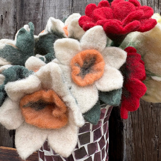 【USA vintage】flower objet