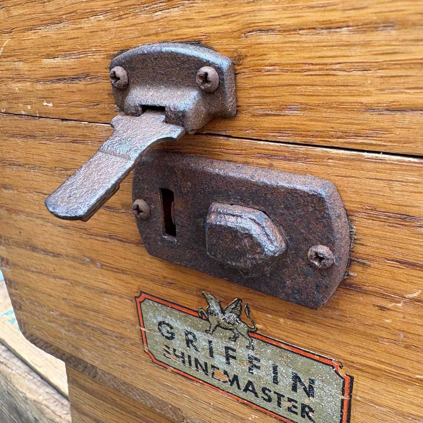 【USA vintage】 GRIFFIN Shoe Shine Box