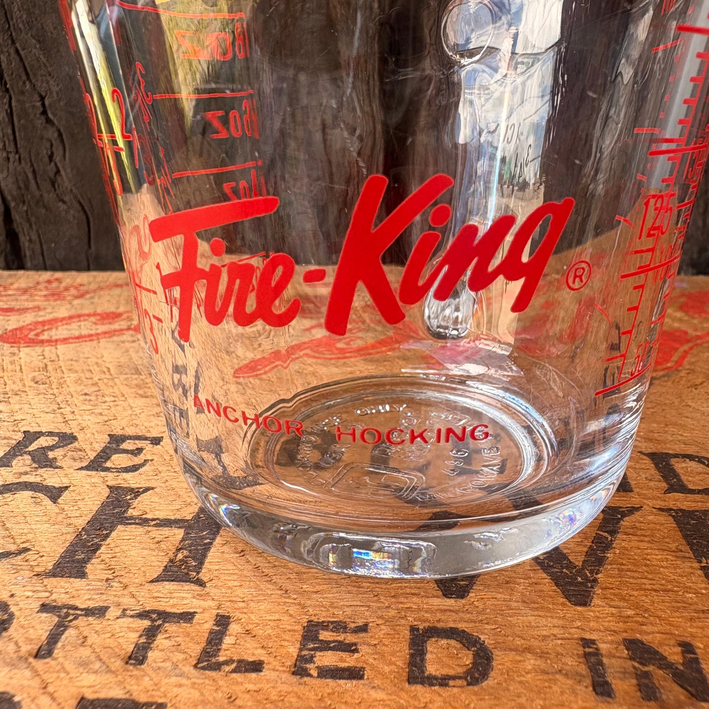 【1970s-1980s USA vintage】Fire-King 250ml Glass Measuring Cup
