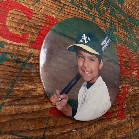 【USA vintage】PINBACK BOTTON boy