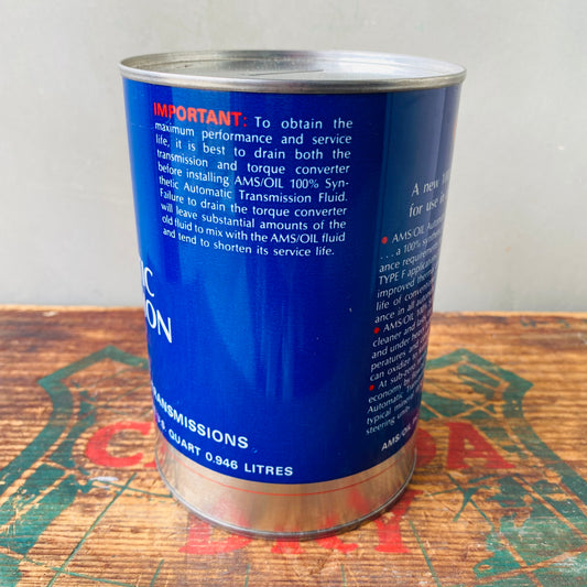 【USA vintage】AMS OIL can coin bank 7