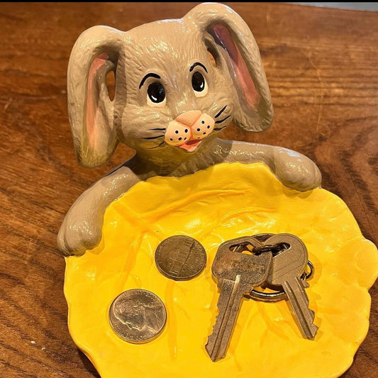 【’93 vintage】小物トレイ うさぎ