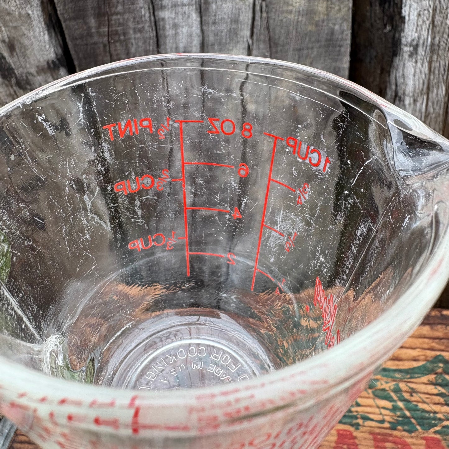 【1960s-1970s USA vintage】Fire-King measuring cup