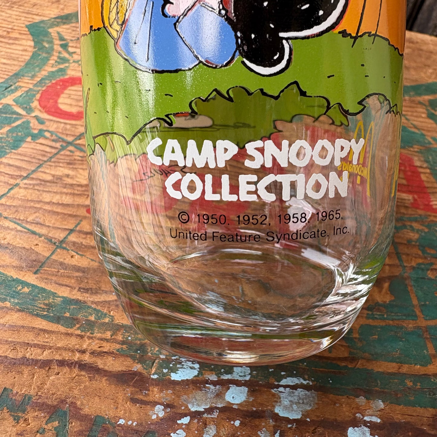 【1980s USA vintage】McDonald ×PEANUTS CAMP SNOOPY COLLRCTION glass 2