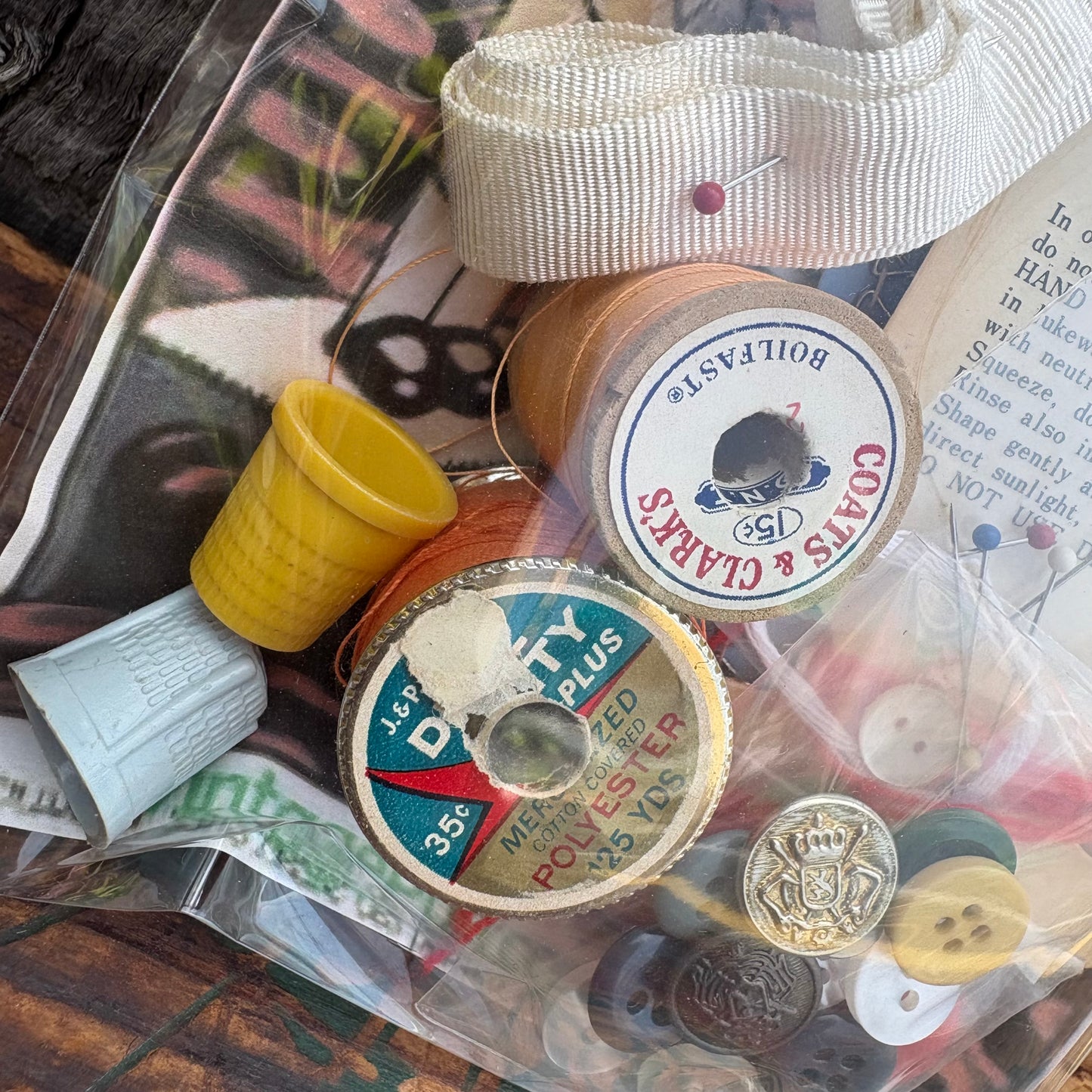 【1950s USA vintage】sewing set 2