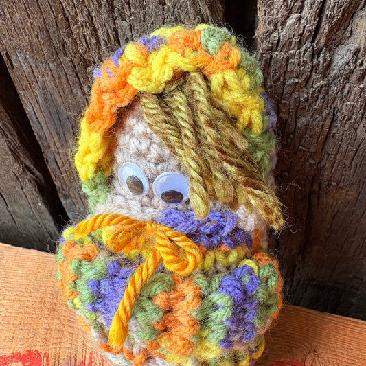 【USA vintage】handmade knitted plush toy