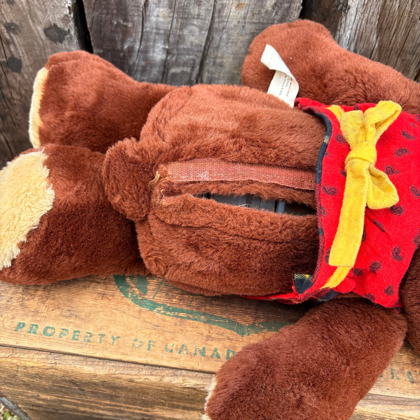 【1985 USA vintage】Lewis Galoob Toys Mr. Smarty Talking Bear