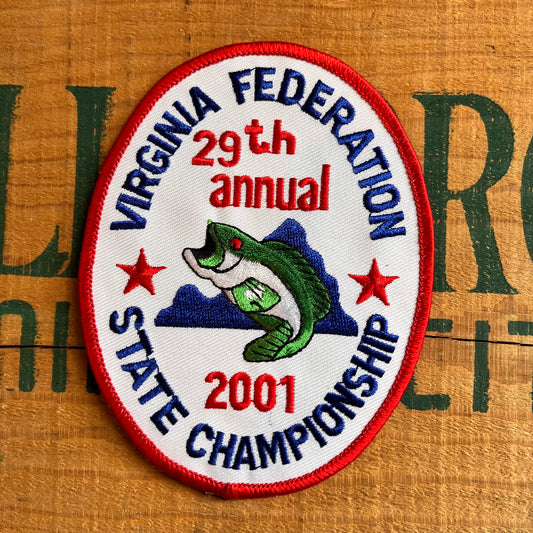【USA vintage】ワッペン Virginia Federation State Championship