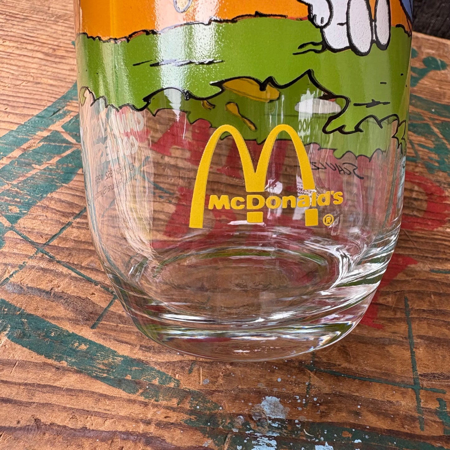 【1980s USA vintage】McDonald ×PEANUTS CAMP SNOOPY COLLRCTION glass 2