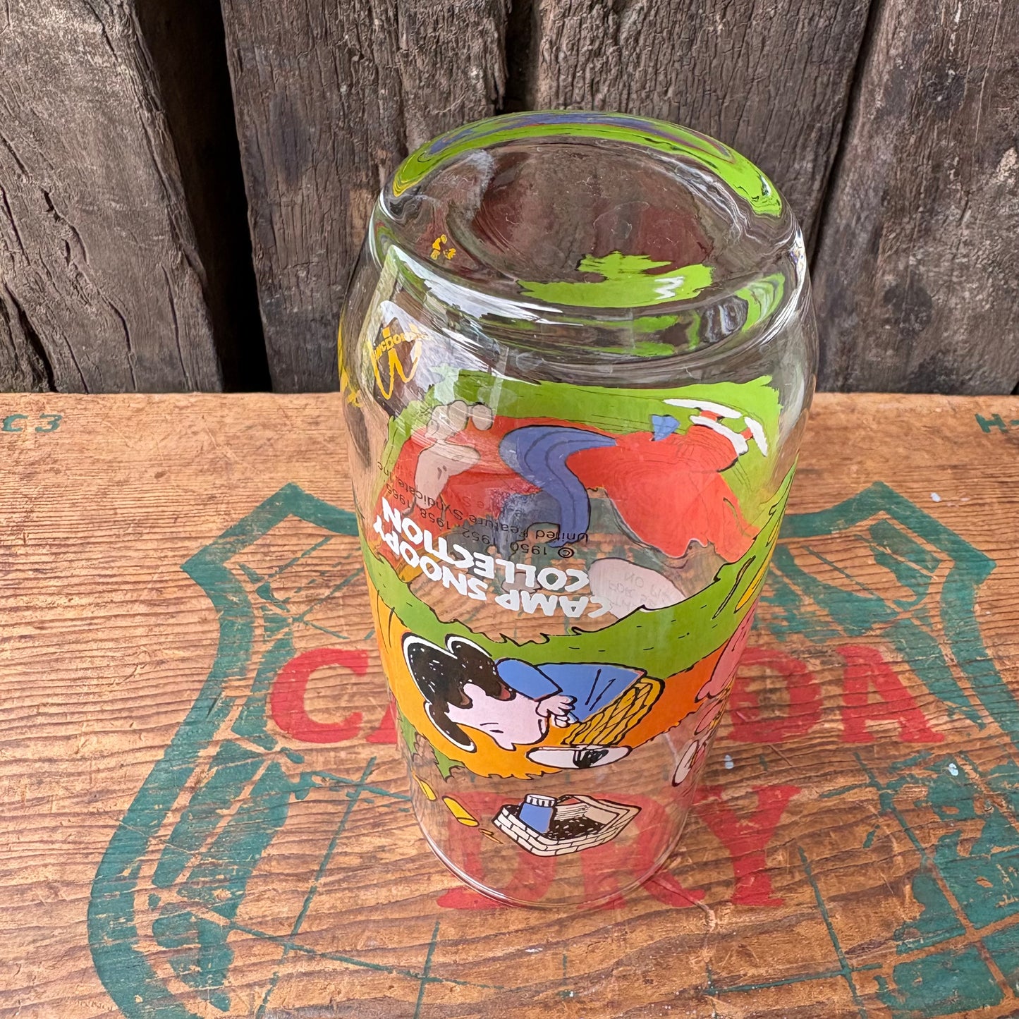 【1980s USA vintage】McDonald ×PEANUTS CAMP SNOOPY COLLRCTION glass 2