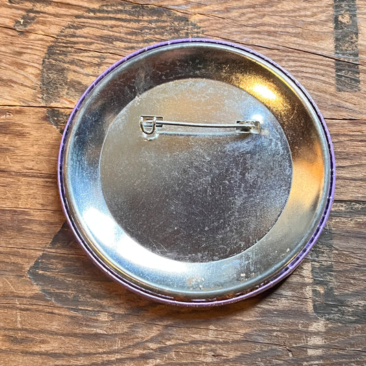 【USA vintage】缶バッジ Terrific Pizza. Tough Choices.