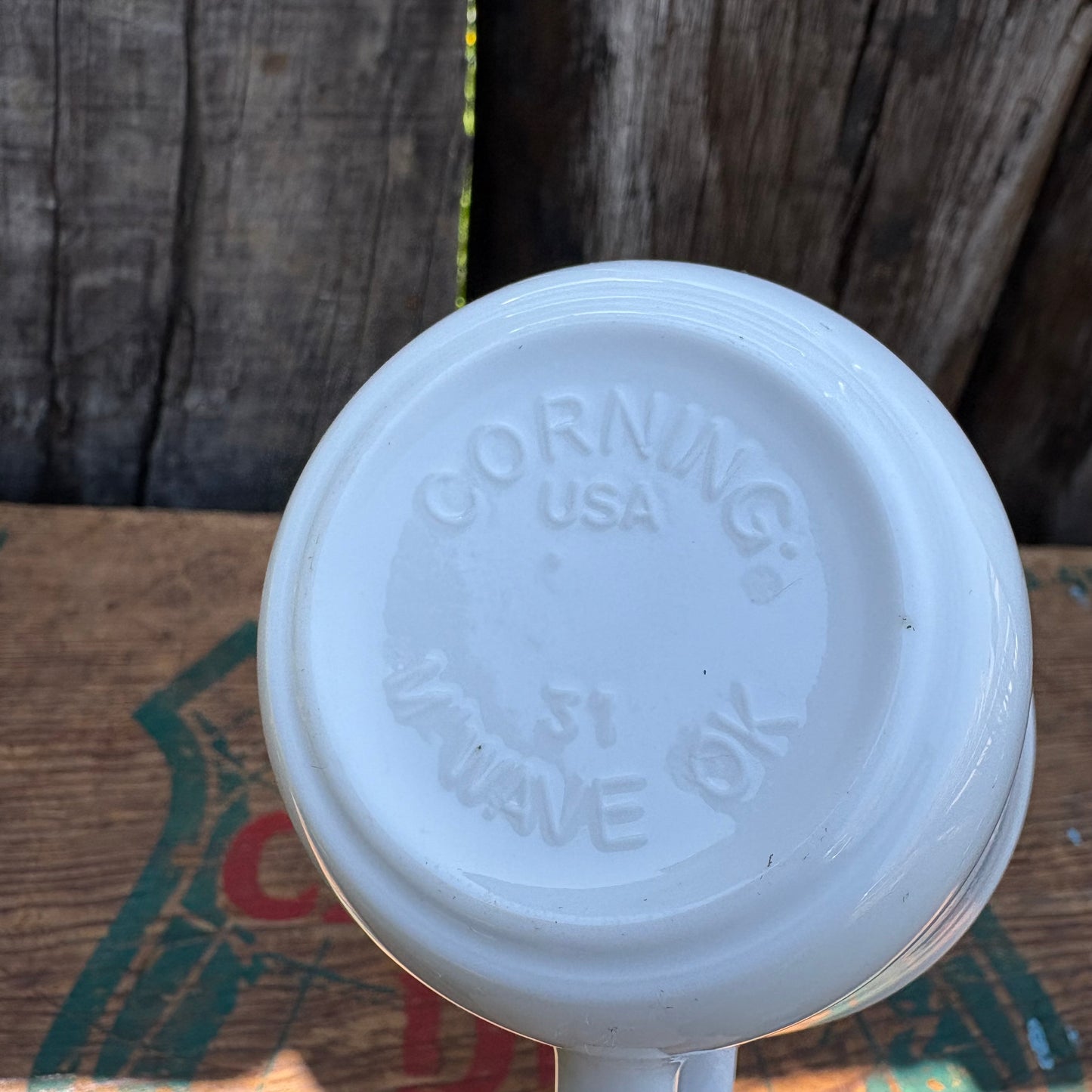 【USA vintage】CORNING HARVEST TIME mug cup