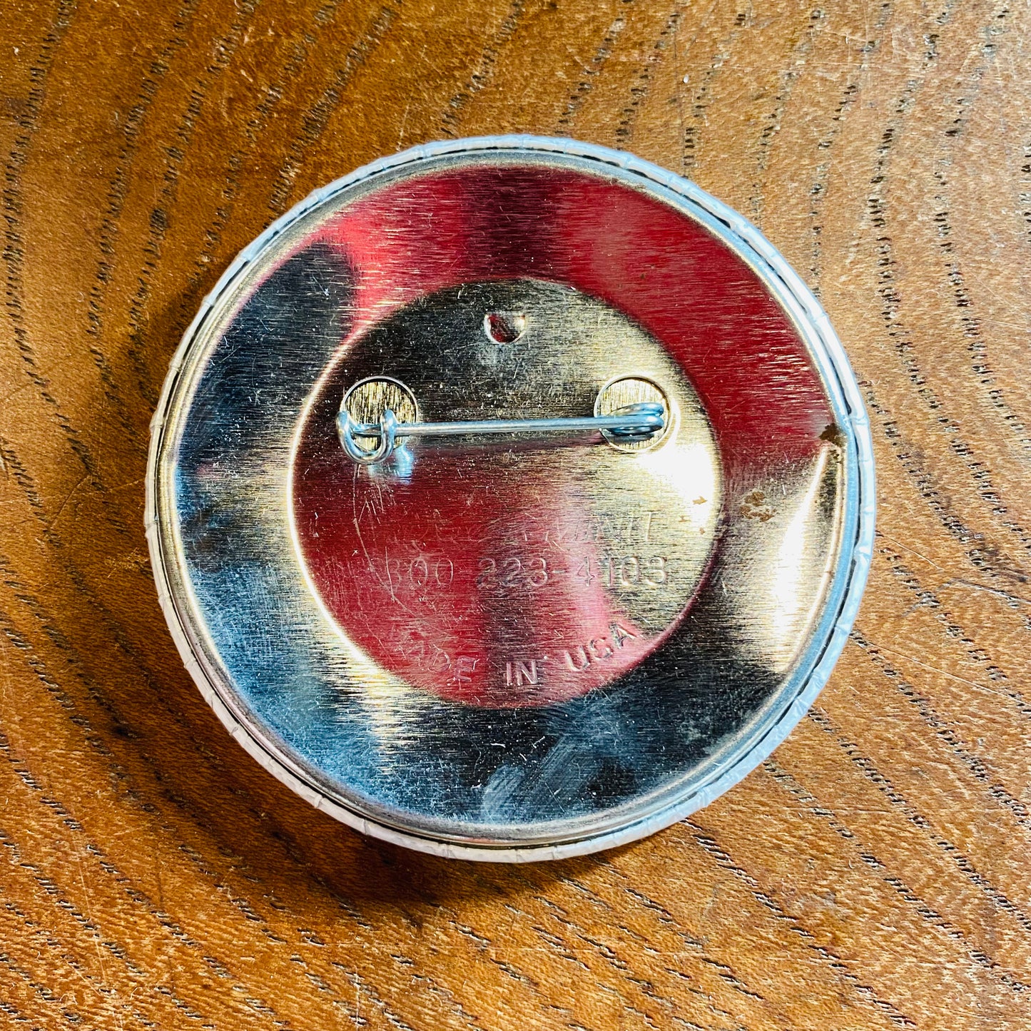 【USA vintage】缶バッジ Smile face スマイリー