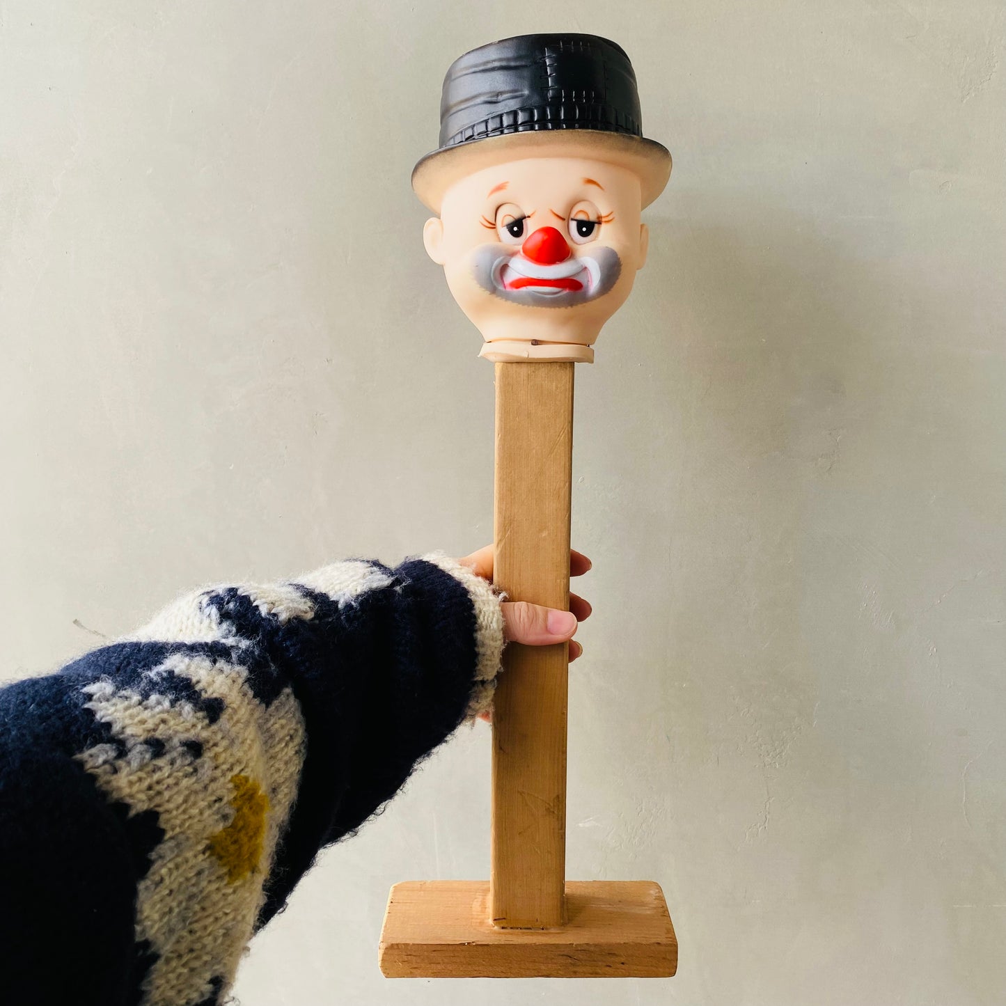 【USA vintage】clown doll head