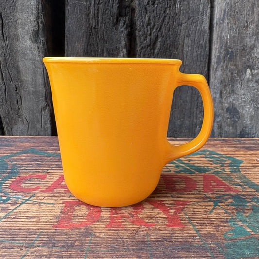 【USA vintage】CORNING mugcup yellow