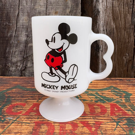 【1970s USA vintage】FEDERALMickey Mouse Footed mug up