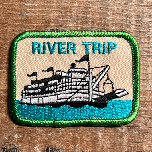 【USA vintage】ワッペン RIVER TRIP
