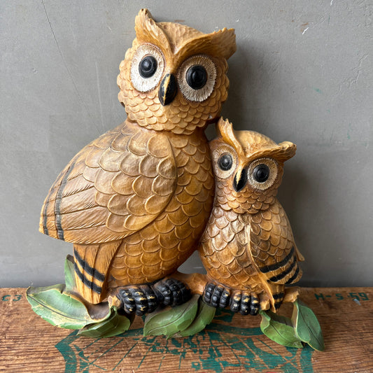 【1970s USA vintage】HOMCO Owl Wall-deco