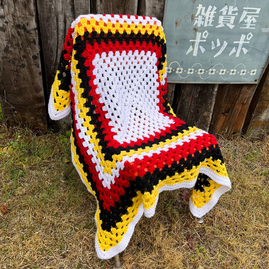 【USA vintage】Granny Blanket Square