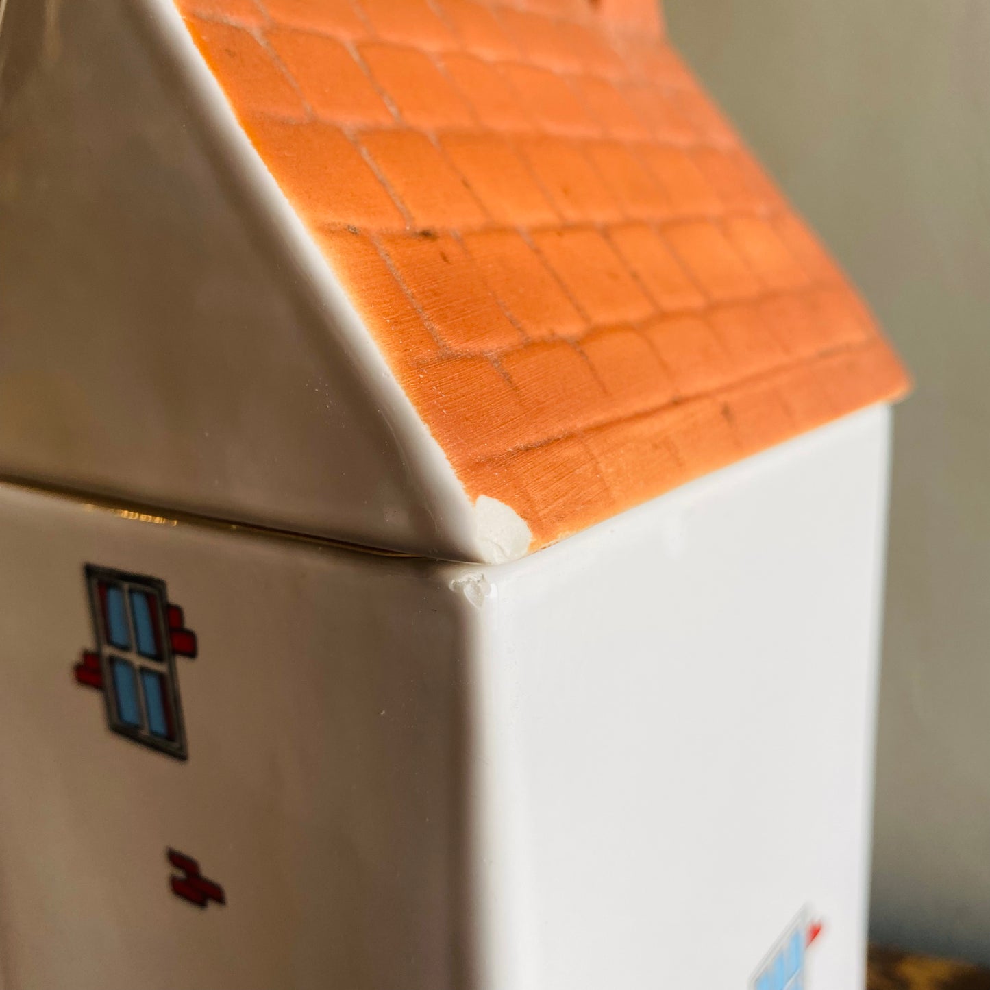 【1980s England vintage】WADE キャニスター パン&ケーキ屋