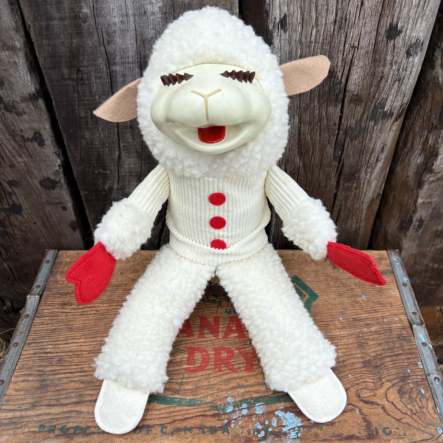【1993 USA 】PLAYTECH Lamb Chop Hand Puppet